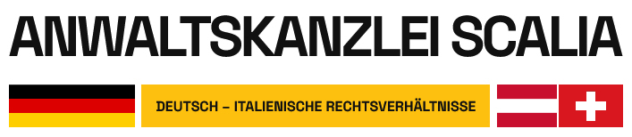 Anwaltskanzlei Scalia - Deutsch-Italienische Rechtsverhältnisse